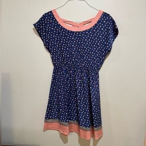 Ya Los Angeles blue and pink owls dress